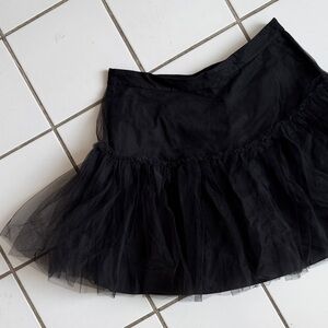 Philosophy di Lorenzo Serafini Black A-Line Tulle Skirt